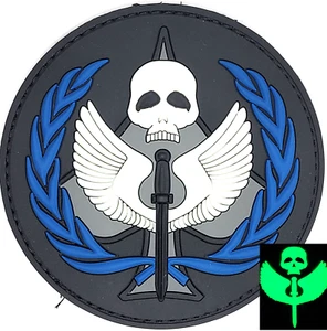 🔥 Call Of Duty Task Force 141 Special Forces blue luminous PVC Hook 3D Patch 3" - Picture 1 of 9