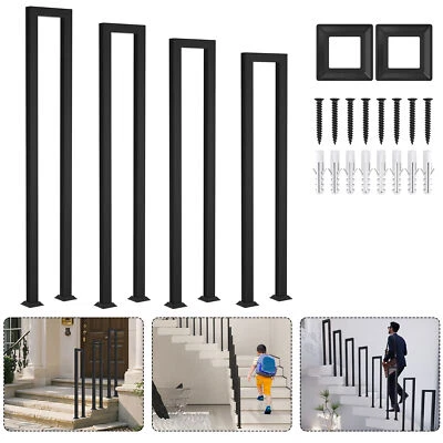 Treppengeländer 85-100 cm Balkongeländer Handlauf Geländer U-förmige Innen Außen - Bild 1 von 4