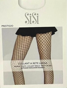 SiSi PRESTIGIO collant a rete larga con corpino senza cuciture Made in Italy - Foto 1 di 1