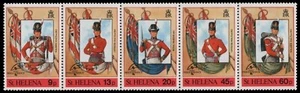 Santa Elena 1989 - Mi-Nr.o 504-508 ** - Estampillada sin montar o nunca montada - uniformes - Imagen 1 de 1