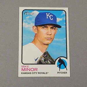 2022 Topps Heritage #102 Mike Minor Kansas City Royals Baseball Card - Picture 1 of 2