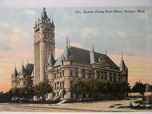 Vintage 1912 Spokane County Court House Spokane Washington Postkarte P20 - Bild 1 von 5