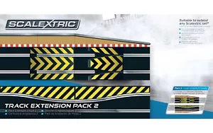 PAQUETE DE EXPANSIÓN DE PISTA SCALEXTRIC C8511U 2 132 RANURAS PISTA DE COCHE **PAQUETE DAÑADO** - Imagen 1 de 4
