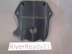 Kawasaki 440 550 js sx Jetski Shortened Turn Plate Quick steer 1 1/2" BLACK NEW - Foto 1 di 2