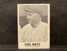 BASEBALL, CARL MAYS, Renata Galasso Inc., 1980 TCMA trading cards