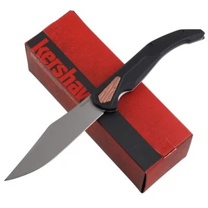 Kershaw Strata Framelock Folding Knife Black G10 Handle D2 Tool Steel Blade - Picture 1 of 2