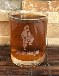 CAPTAIN MORGAN ORIGINAL SPICED RUM Collectible Whiskey Glass 8 Oz - Picture 1 of 1