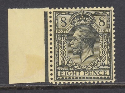 Great Britain Sc 169 MLH. 1913 6p black on yellow KGV, VLH, fresh, VF - Image 1 of 2
