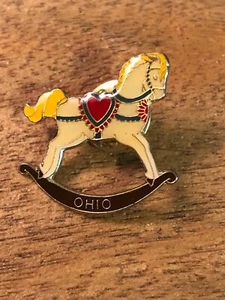 Rocking Horse Ohio State Lapel Pin Unique - Picture 1 of 2