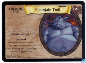 Harry Potter TCG Base Set Mountain Troll 28/116 - Bild 1 von 1