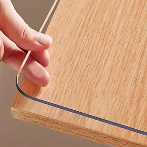 Clear Table Protector 12 x 12 Inch, 1.5mm Thick Plastic Table Cover, Waterproof - Picture 1 of 8