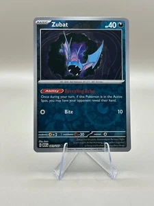 ZUBAT #041/165 POKEMON 151 (HOLO INVERSO, CASI NUEVO) INGLÉS - Imagen 1 de 4