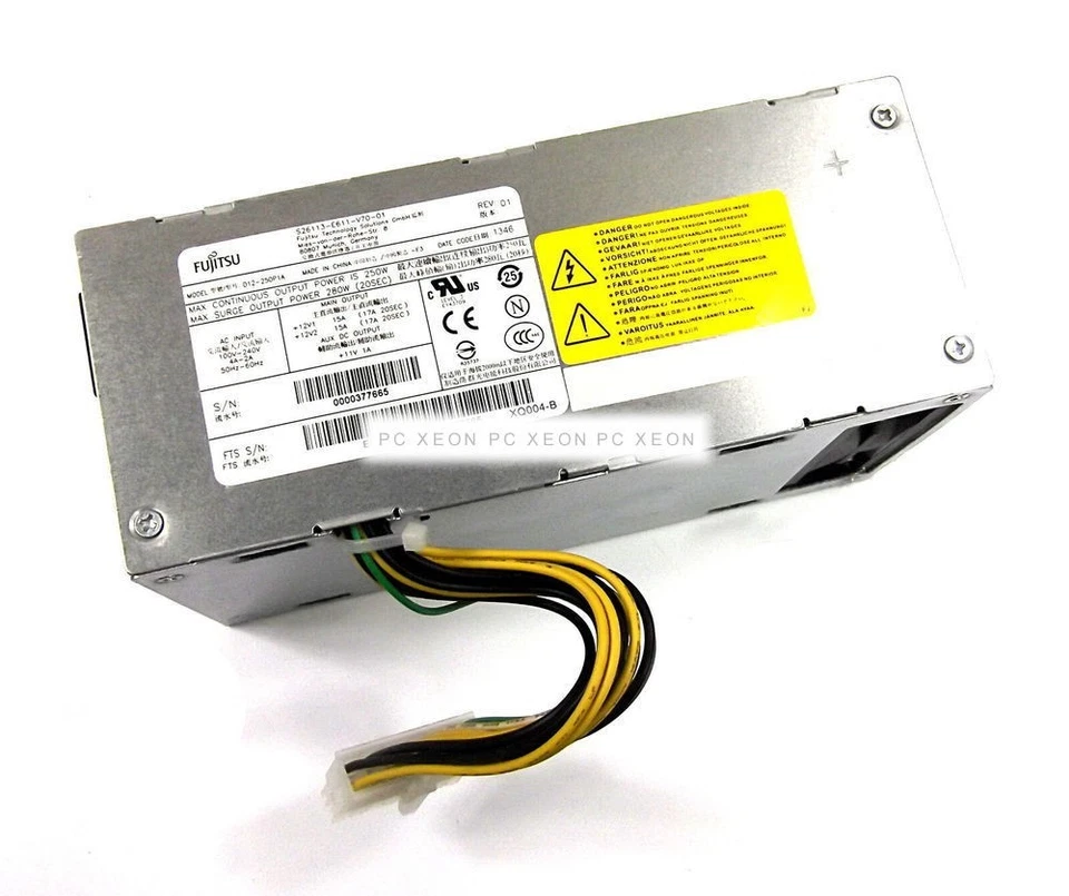 Netzteil Fujitsu Esprimo P556 Serie 250W S26113-E563-V50-01 DPS-2 - Bild 1 von 1