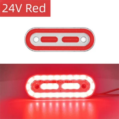 24V Side Marker Light for Trucks and Vans LED Turn Signal COB Bright Indicator - Image 1 of 4