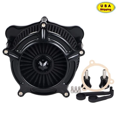 Air Cleaner Intake Filter Kit For Harley Street Electra Road Glide CVO FLHXSE Foto 1 de 4