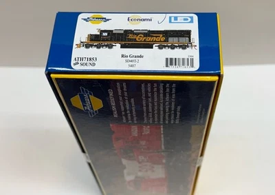 Ho Scale Athearn 71853 Denver Rio Grande SD40T-2 #5407 W/DCC & Sound DRGW UP - Image 1 of 2