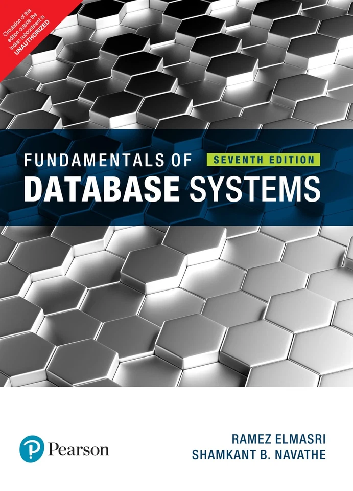 Fundamentals Of Database System, 7Th Edn - Image 1 of 1