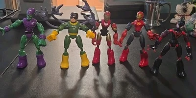 Figura de acción Marvel Bend & Flex 2019-2020 juguetes, lote de 5 superhéroes y villanos Foto 1 de 4
