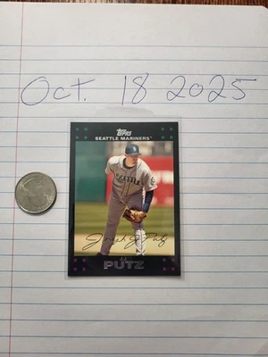 2007 Topps - J.J. Putz #190 Autosigned - Image 1 of 2