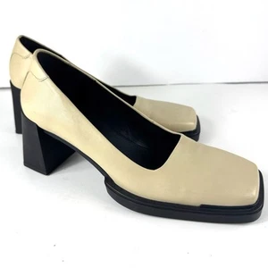 Vagabond Edwina Heels - Größe UK 5 / EU 38 / US 8 - Beige Square Toe Pumps - Bild 1 von 19