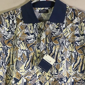Como Sport Cobra Shirt Herren XL Nicklaus Baumwolle Golf Polo Made In Italy NEU - Bild 1 von 12