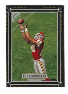 1997 TOPPS GALLERY #11 TONY GONZALEZ ROOKIE FOOTBALL CARD (NM-MT) - Picture 1 of 2