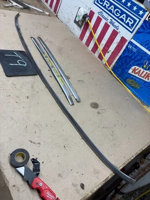 1968 1972 Cutlass Malibu 442 Chevelle moldura de parabrisas 3 piezas proyecto O Foto 1 de 4