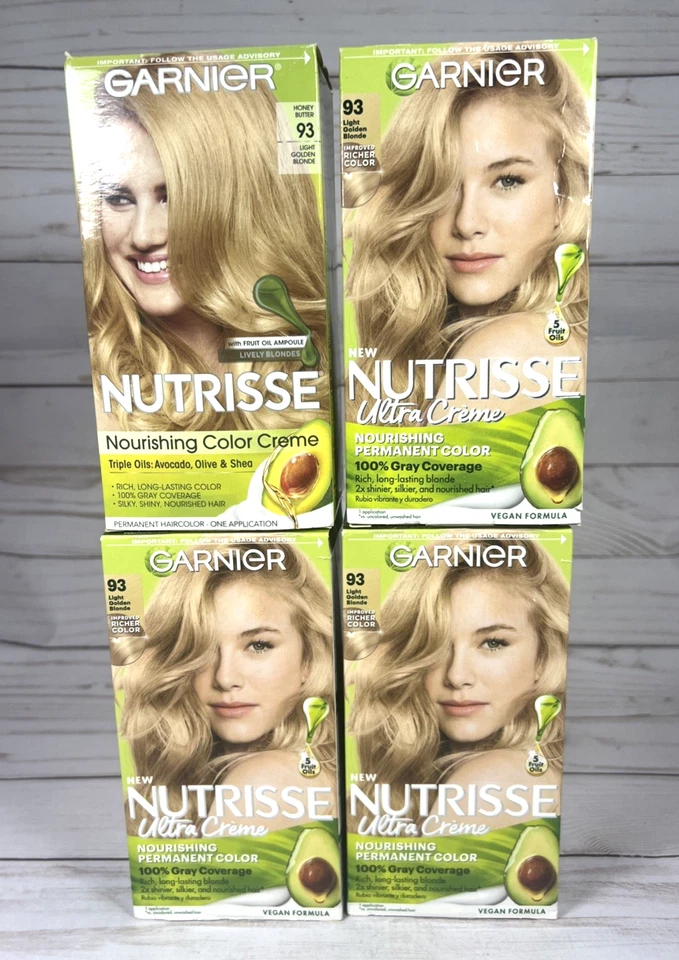 Nutrisse Nourishing Color Creme # 93 Light Golden Blonde by Garnier 1 App
