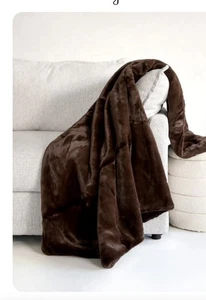 NUEVA Manta Minky Couture Lujosa Trufa Chocolate Suave Monstruo Talla 60×72 - Imagen 1 de 6