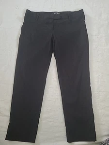 Armani Jeans pantalone donna lino viscosa nero taglia 28 - Foto 1 di 10
