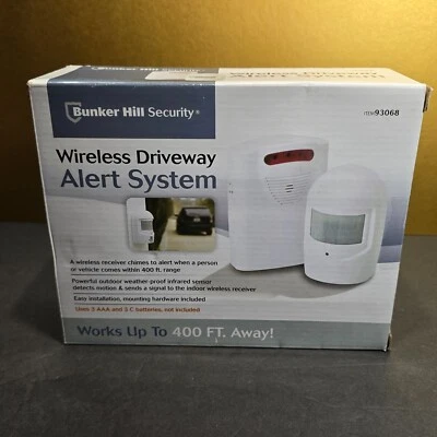 Bunker Hill Security Wireless Driveway Alert System Range 400 Ft. Infrared NEW - Image 1 of 4