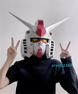 Traje Móvil Anime Gundam RX-78 Casco Usable Halloween Juegos con disfraces Máscara Iluminada - Imagen 1 de 26