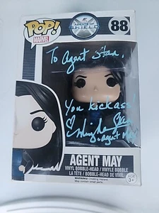 Ming Na Wen Signed Funko Pop 88 Agents of Shield Agent May Vaulted/ Retired - Picture 1 of 6