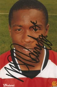 DONCASTER: MUSTAPHA DUMBUYA SIGNED 6x4 PORTRAIT PHOTO+COA - Picture 1 of 1