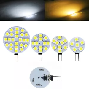 G4 Dc12V Led Light Bulbs Cool Warm White Bi-Pin 9Leds 15Leds Energy-Saving Round - Picture 1 of 19