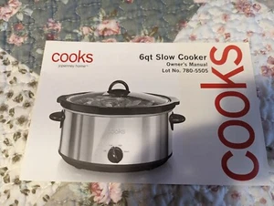 Cook's Essentials 6qt Slow Cooker. *Manual Only* Lot no. 780-5505 - Picture 1 of 1