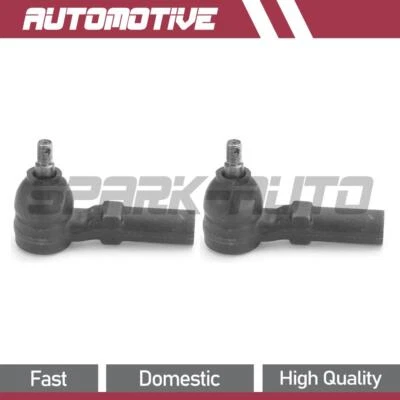 Par de extremos de barra de amarre exterior delantero 2 piezas para Pontiac Fiero 2,8 L 1987 1986 1985 1984 Foto 1 de 2
