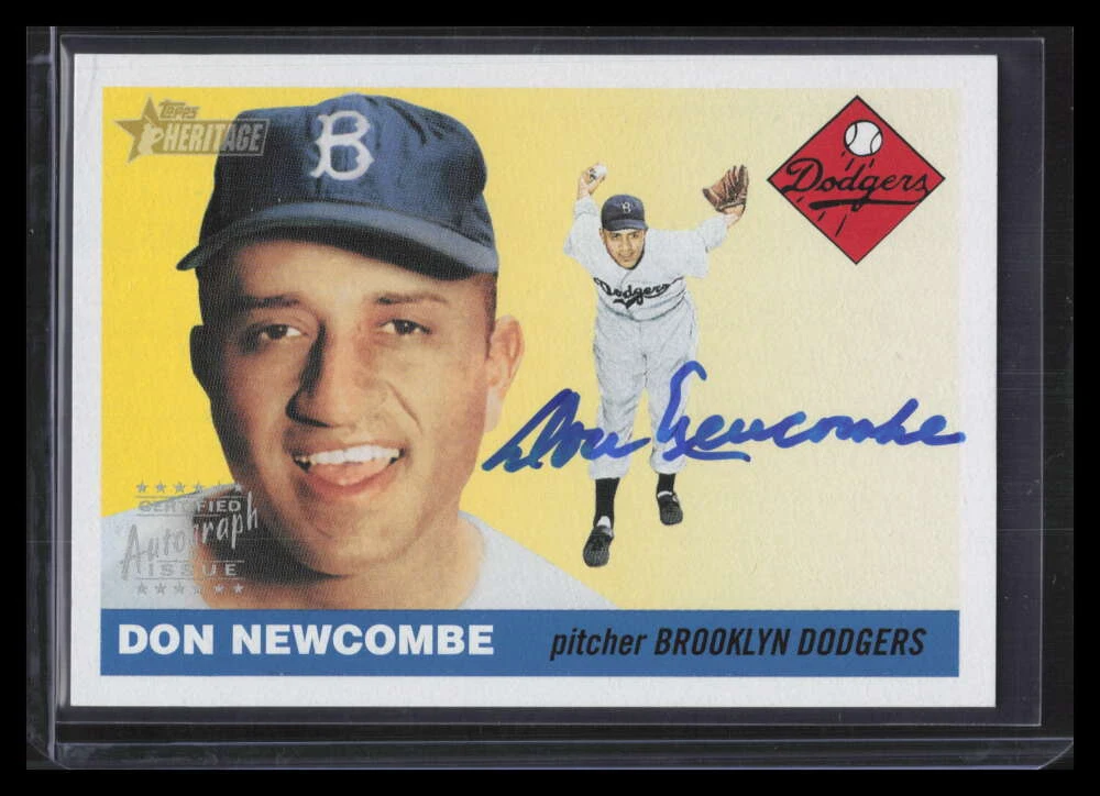 2004 Topps Heritage Real One Autographs DN Don Newcombe Auto /200
