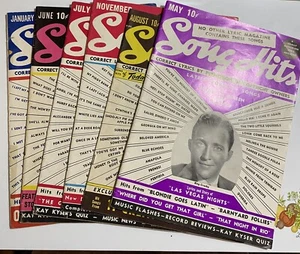 1940-1946 Song Hits Magazines 6 Issues - Picture 1 of 7