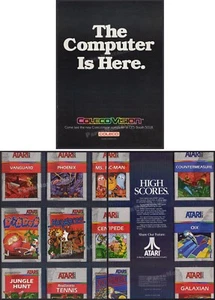 COLECOVISION / ATARI 2600/5200 - Orig. 1983 Trade AD / 3pg ADVERT / games poster - Picture 1 of 5