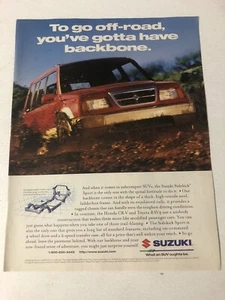 Pubblicità Pubblicità Suzuki Sidekick 1997 Stampa d'epoca pa15 - Foto 1 di 3