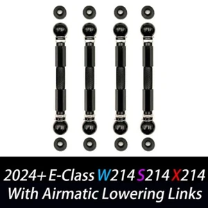 FOR 24+ MERCEDES BENZ E CLASS E43 E53 AMG W214 AIR SUSPENSION LOWERING LINKS KIT - Picture 1 of 9