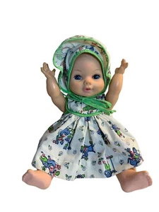 Doll Baby Doll Horsman Dolls Inc 12" Long Baby Doll Drinks Wets 70s Rubber Vinyl - Picture 1 of 13