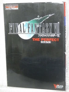 FINAL FANTASY VII 7 The Perfect Guide w/Poster Play Station Book 1997 VJ96* - Picture 1 of 12