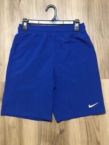 Nike DRI-FIT Soccer Shorts Boys Youth X-Large YXL Royal Blue Futbol - Picture 1 of 14