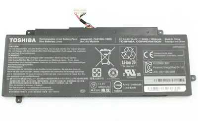 P000602690 Toshiba Batería Principal 14.4V 3860mAh 4C Li-Ion Para Satélite P55W-B5224 Foto 1 de 4