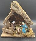 vintage nativity set made in italy plastic