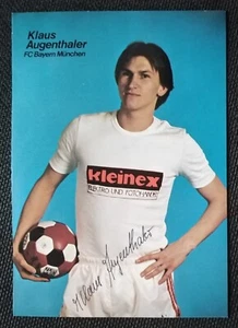 0163 Klaus Augenthaler Bayern München Autogrammkarte Druck ? signiert - Picture 1 of 2
