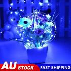 5v Christmas Lights Waterproof 8 Modes Party Lamps For Bedroom (5m-blue Light)