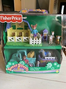 NIB Fisher Price Sweet Streets Dollhouse Country Pony Pickup & Petting Farm - Picture 1 of 6